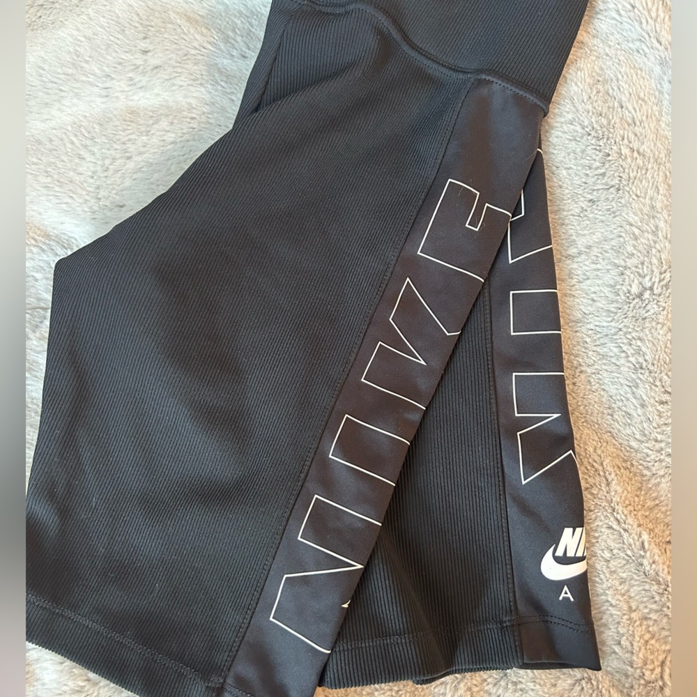 Nike Air biker shorts.